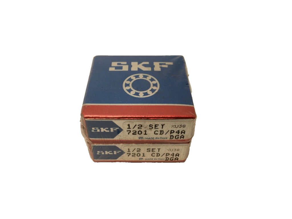 Super-Precision Angular Contact Ball Bearing Matched Pair 12x32x10 mm 15° ABEC 7 Light Preload
