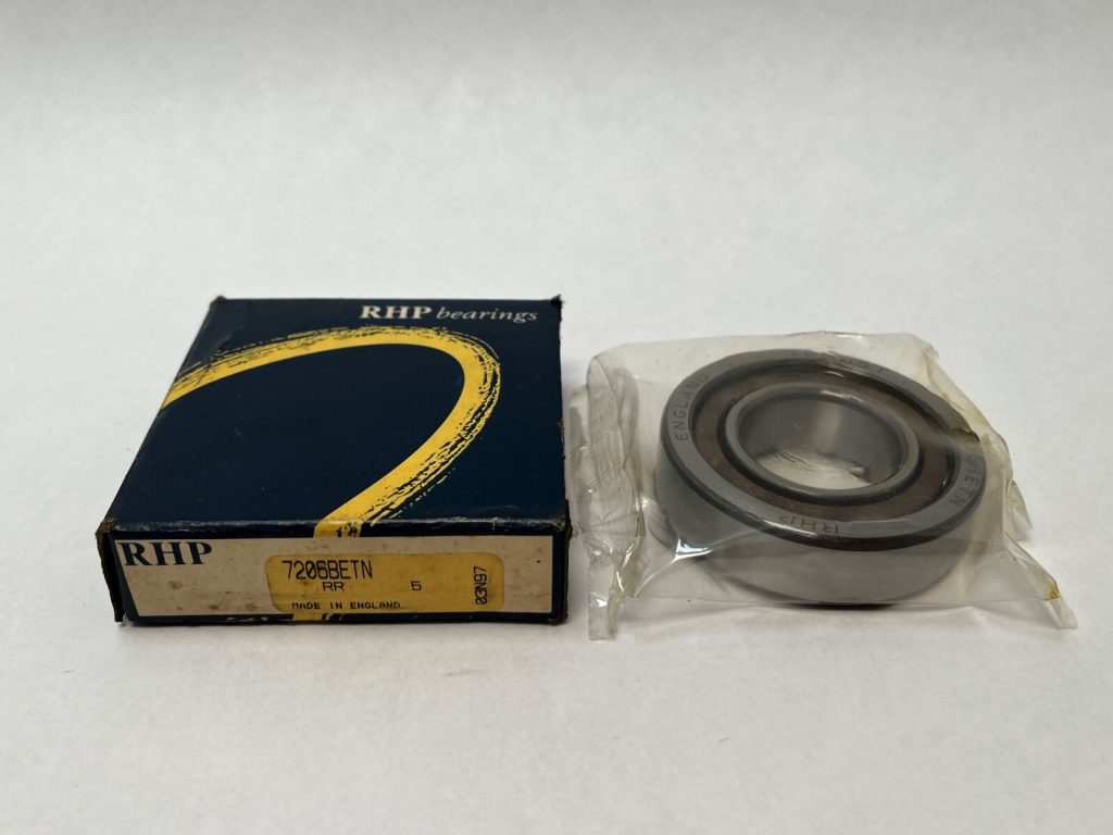 Angular Contact Ball Bearing 30 x 62 x 16 mm, 40 Degree Contact Angle, Polyamide Cage, Universally Ground Single, Light Preload, Open, 1 Pc