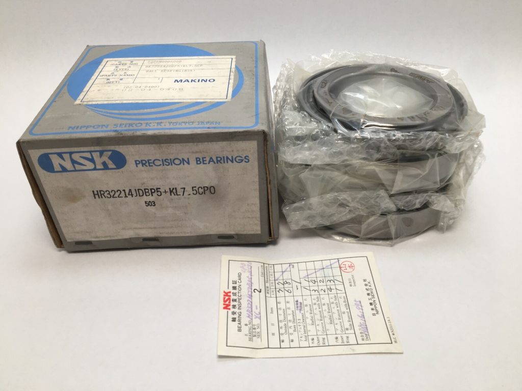 High Capacity Tapered Roller Bearing Matched Pair 70x125 mm DB P5 With Spacers