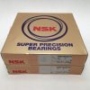 Super-Precision Angular Contact Ball Bearings - 100 mm ID, 180 mm OD, 34 mm Width, 15° Contact Angle, Open, Light Preload, P4Y, 2 Pcs