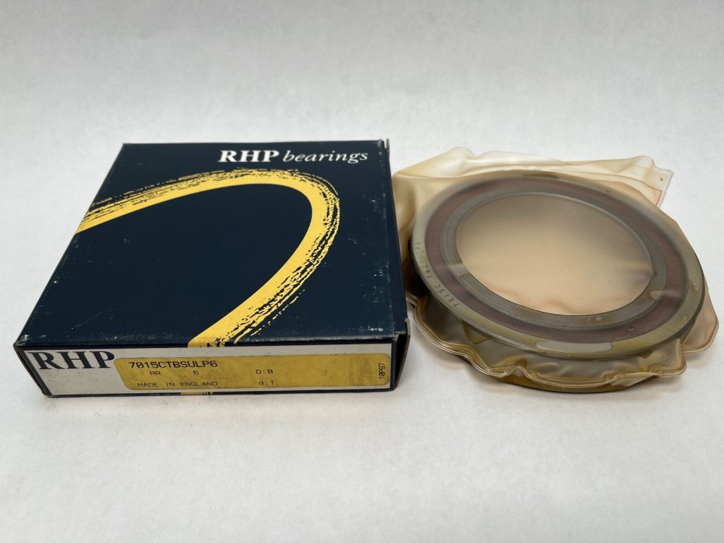 Angular Contact Ball Bearing 75x115x20 mm 15° Light Preload Inner-Ring-Centred Phenolic Cage