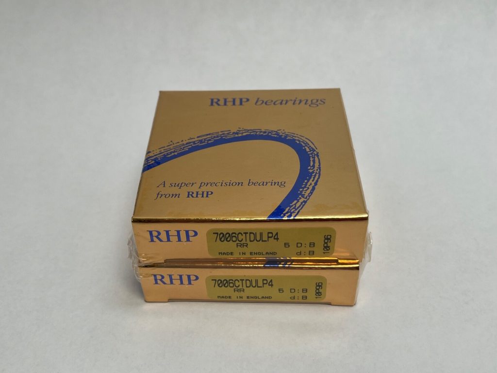 Angular Contact Ball Bearing — 30 mm ID, 55 mm OD, 13 mm Width, Open, 25° Contact Angle, Light Preload, Phenolic Outer-Ring-Guided Cage, ABEC 7