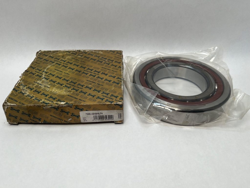 Angular Contact Ball Bearing - 100 mm ID, 180 mm OD, 34 mm Width, Open, 15° Contact Angle