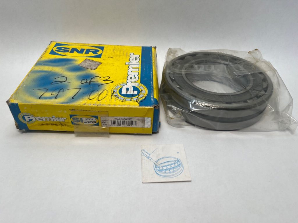 Spherical Roller Bearing - Tapered Bore, 100 mm ID, 180 mm OD, 46 mm Width, Open, C3 Internal clearance.