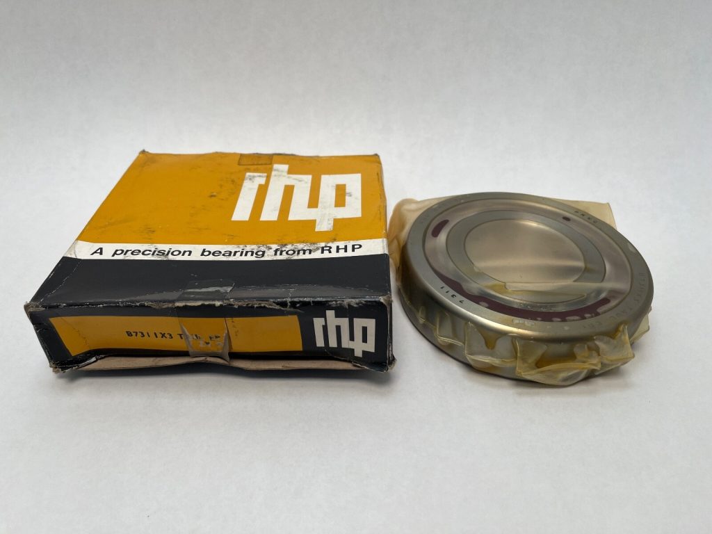 Angular Contact Ball Bearing - 55 mm ID, 120 mm OD, 29 mm Width, Open, 25° Contact Angle, Light Preload, Phenolic Cage