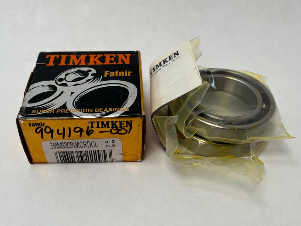 Angular Contact Ball Bearing – 40 mm ID, 62 mm OD, 12 mm Width, 25° Contact Angle, Light Preload, Phenolic Cage, ABEC 7/9