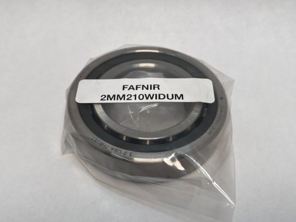 Fafnir 2MM210WIDUM angular contact ball bearing in plastic packaging with label