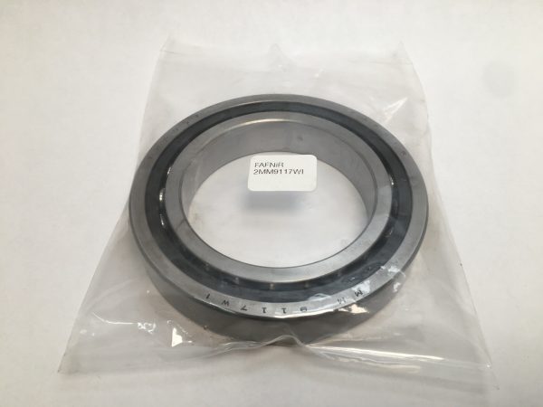 Fafnir 2MM9117WI angular contact ball bearing sealed in plastic with label
