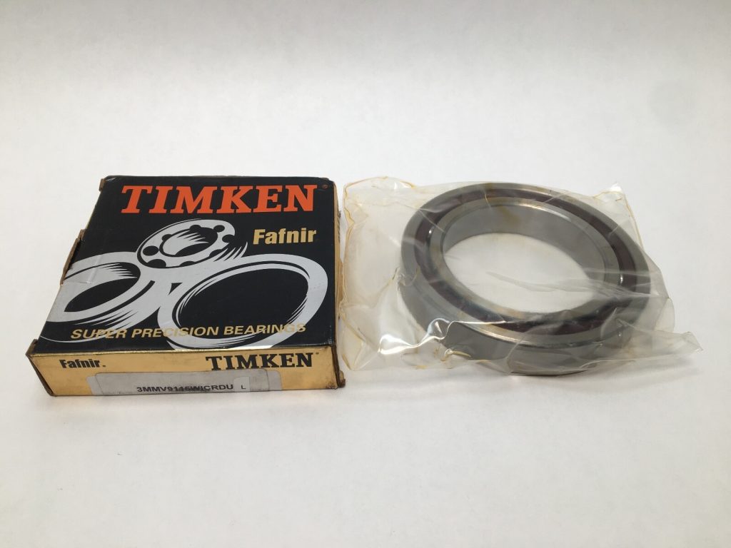 Angular Contact Ball Bearing – Straight Bore, 75 mm ID, 115 mm OD, 20 mm Width, Open, 25° Contact Angle, Light Preload