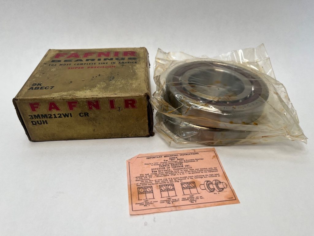 Super Precision Angular Contact Ball Bearing Matched Duplex Pair 60 x 110 x 22 mm 25 Degree ABEC 7 Heavy Preload