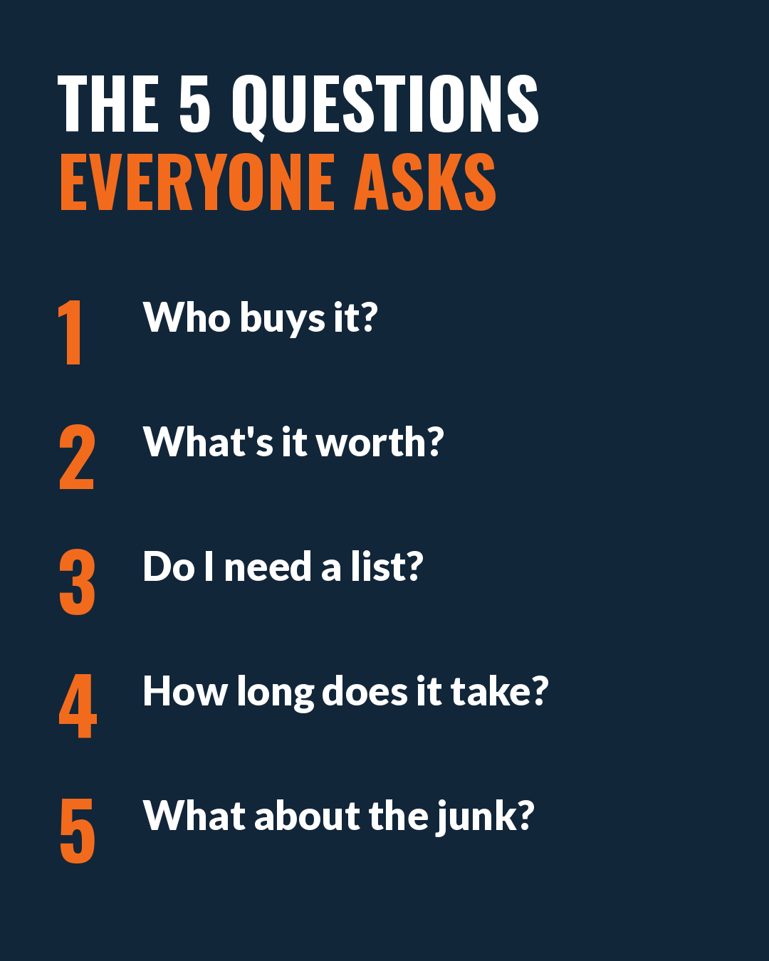 Five questions about selling excess industrial inventory