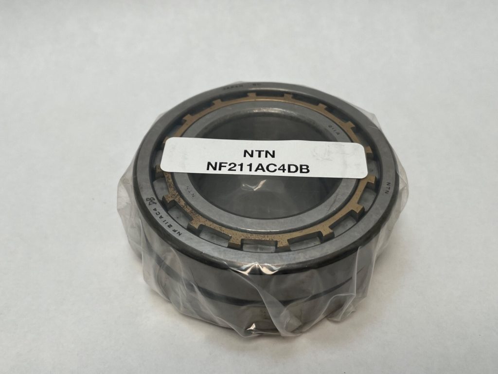 Cylindrical Roller Bearing — NF Design, 55 mm ID, 100 mm OD, 21 mm Width, C4 Clearance, Straight Bore