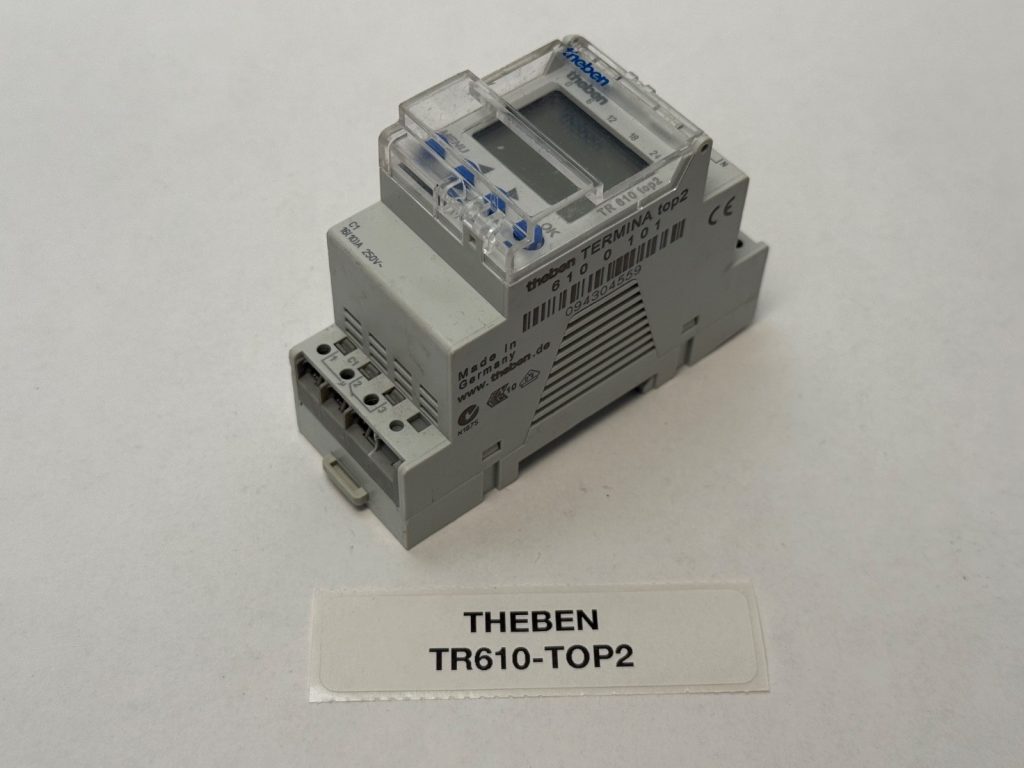1-Channel Digital Weekly Time Switch, DIN Rail, 2 Modules, 16 A Changeover Contact, 230-240 V AC, 56 Memory Locations
