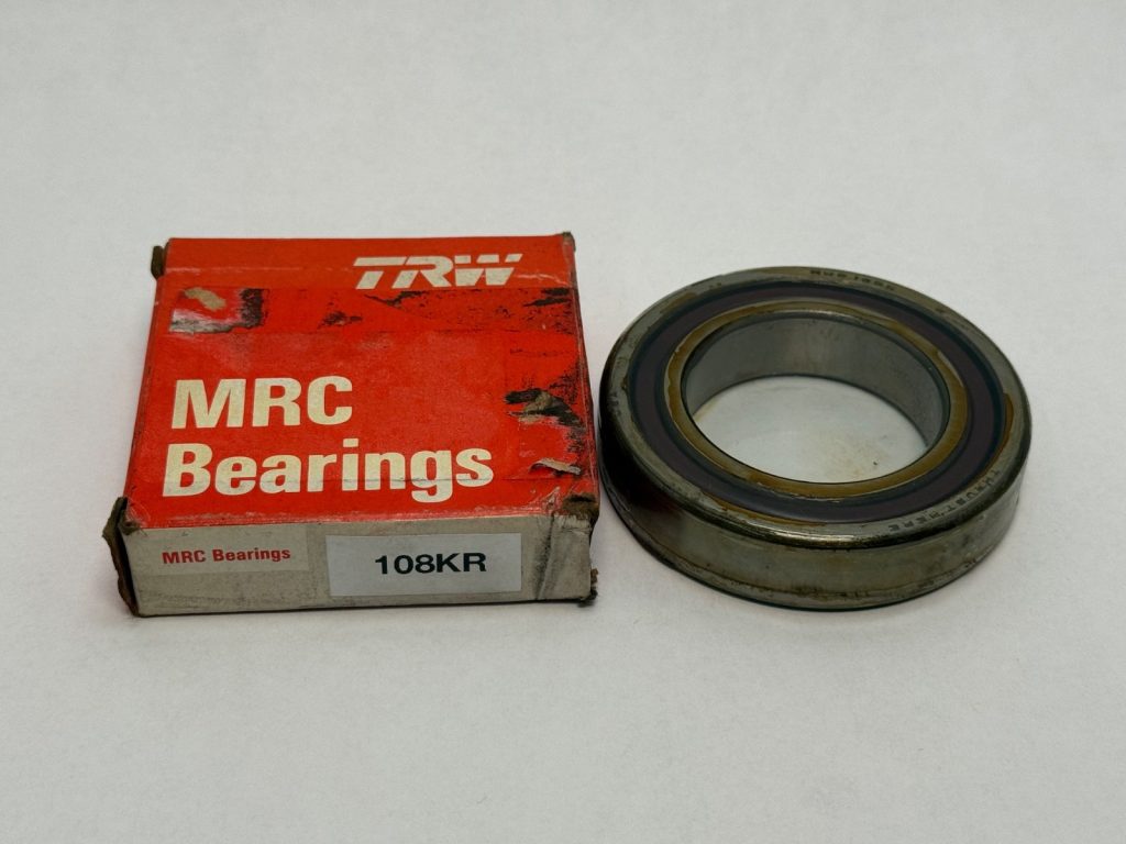 Angular Contact Ball Bearing — 40 mm Bore, 68 mm OD, 15 mm Width, 15° Contact Angle, Counterbored Outer Ring