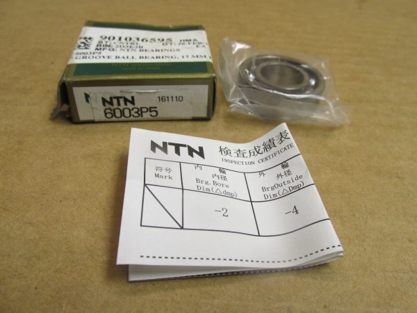 NTN 6003P5 deep groove ball bearing – image 1