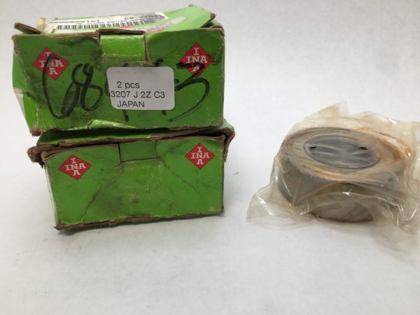 INA 3207J2Z double-row angular contact ball bearing – image 1