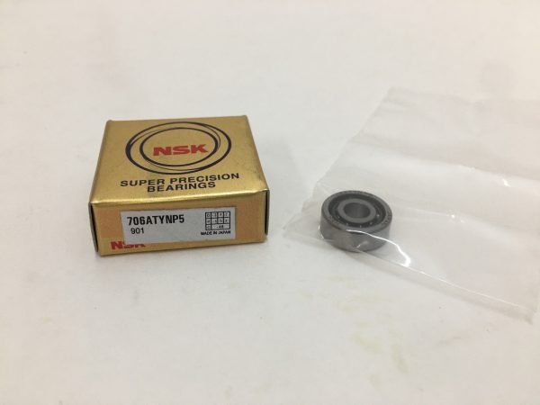 NSK 706ATYNP5 miniature angular contact ball bearing – image 1