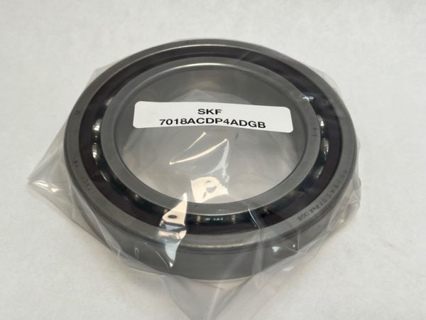 SKF 7018ACDP4ADGB angular contact ball bearing in plastic packaging with label