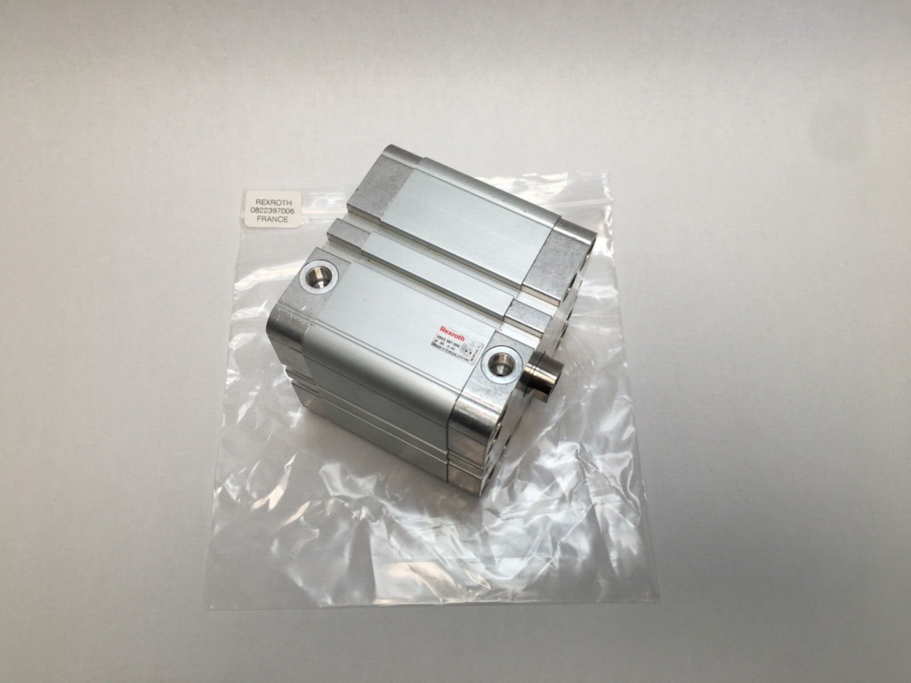 Compact Pneumatic Cylinder – 80 mm Bore, 40 mm Stroke, Double-Acting, Magnetic Piston, G1/8 Ports