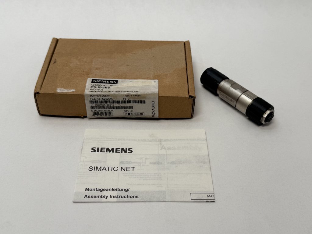 Siemens 6GK1905-0EB10 PROFIBUS FC M12 Cable Connector PRO Set of 5
