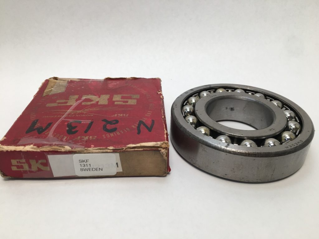 Self-Aligning Ball Bearing — Straight Bore, 55 mm ID, 120 mm OD, 29 mm Width, Open, CN Clearance