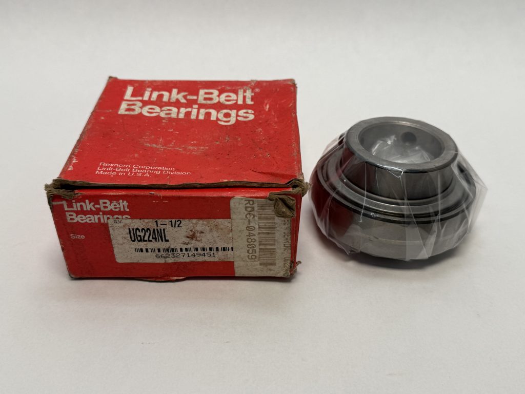 Ball Bearing Insert — 1-1/2 in Bore, 80 mm OD, Setscrew Locking, C3 Clearance