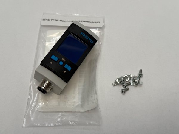 Festo SPAU-P10R-MS4-F-L-PNLK-PNVBA-M12D pressure sensor – image 1