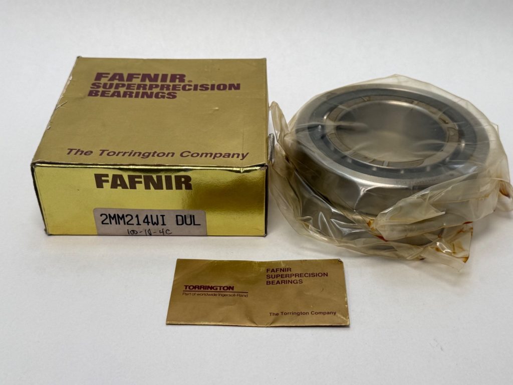 Angular Contact Ball Bearing – 70 mm ID, 125 mm OD, 24 mm Width, Open, 15° Contact Angle, Light Preload, Matched Pair