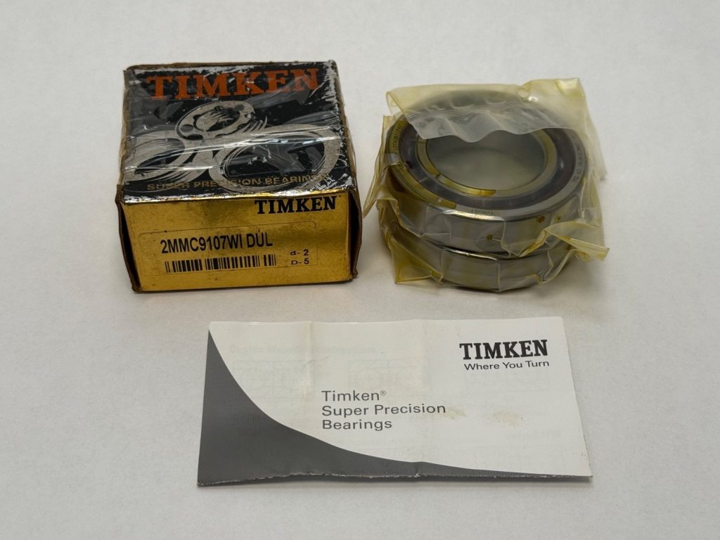 Hybrid Ceramic Super Precision Angular Contact Spindle Bearing Matched Pair, 35 x 62 x 14 mm each (28 mm set), 15 Degree, ABEC 7/9, Light Preload, Phenolic Cage