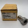 Parker SSH4-62Y-BSPP Stainless Hydraulic Quick Coupler 1/2 BSPP ISO 7241-B 6 Pcs