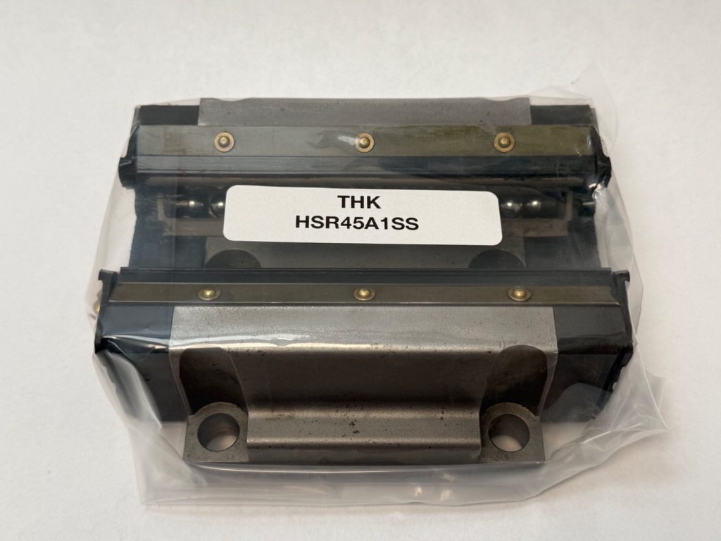 Linear Guide Block — HSR Size 45, Flange Type, SS End and Side Seals, Four-Way Equal Load