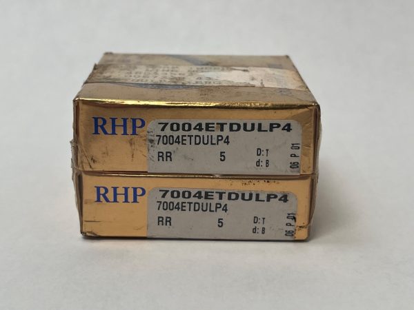 RHP 7004ETDULP4 angular contact ball bearing pair – image 1