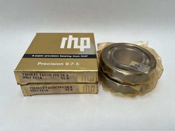 RHP 7209RCTDUMP2 angular contact ball bearing pair – image 1
