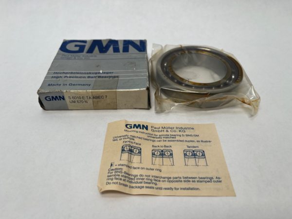 GMN S6010ETAA7UM angular contact ball bearing – image 1