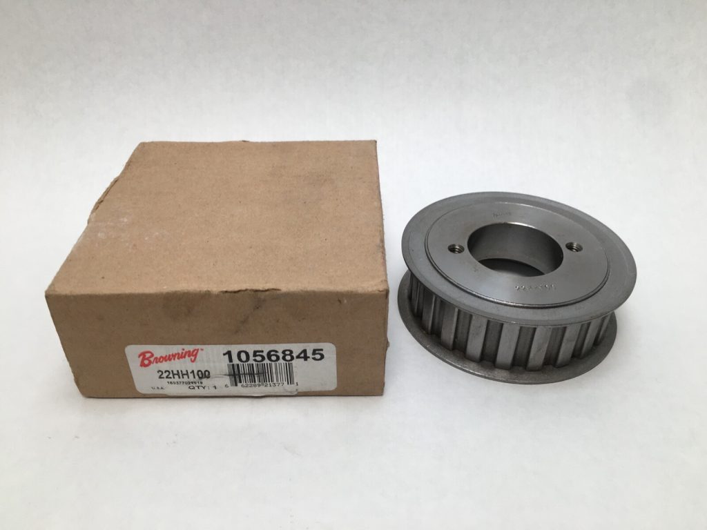 Timing Belt Pulley - 22 Teeth, H Pitch 0.500 in, 1 in Belt Width, H Bushing Bore