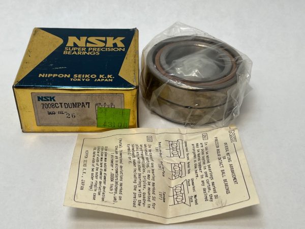 NSK 7008CTDUMPA7 super precision angular contact ball bearing – image 1