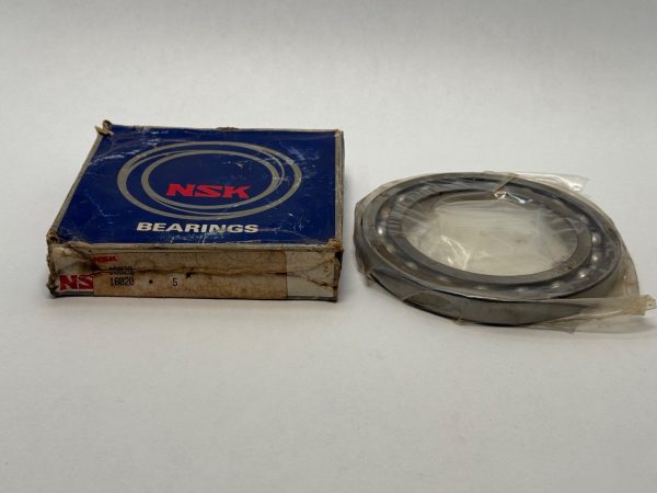 NSK 16020 deep groove ball bearing open, 100x150x16 mm – image 1