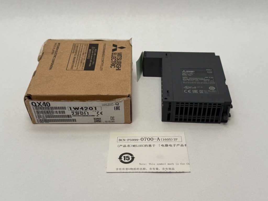 Digital Input Module — MELSEC-Q, 16 Points, 24 V DC, 4 mA, Sink Type, Screw Terminal