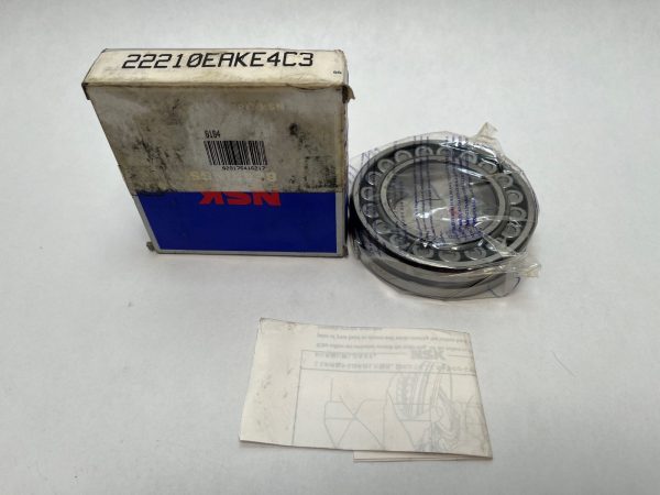 NSK 22210EAKE4C3 spherical roller bearing – image 1