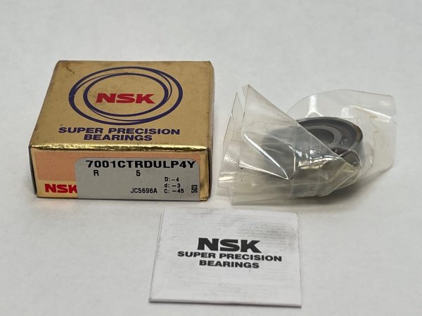 NSK 7001CTRSULP4Y angular contact ball bearing 12 x 28 x 8 mm