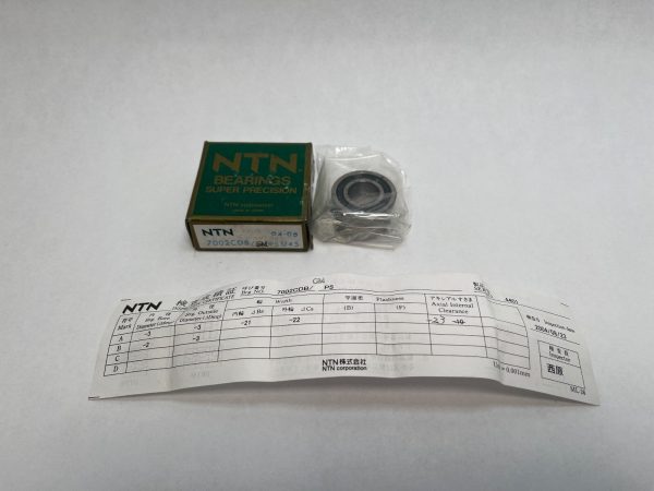 NTN 7002CDB/GMP5 angular contact bearing pair – image 1