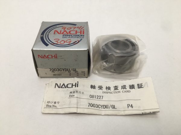 Nachi 7003CYDU/GLP4 angular contact ball bearing pair – image 1