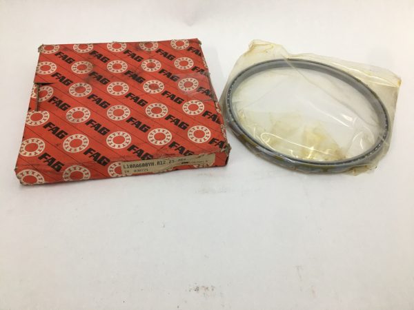 FAG L10RA600YH thin section radial ball bearing in plastic wrap next to its original FAG box