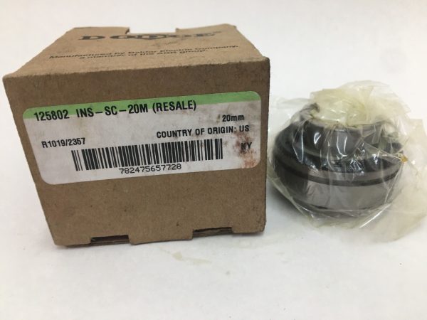 Dodge INS-SC-20M set screw ball bearing insert – image 1