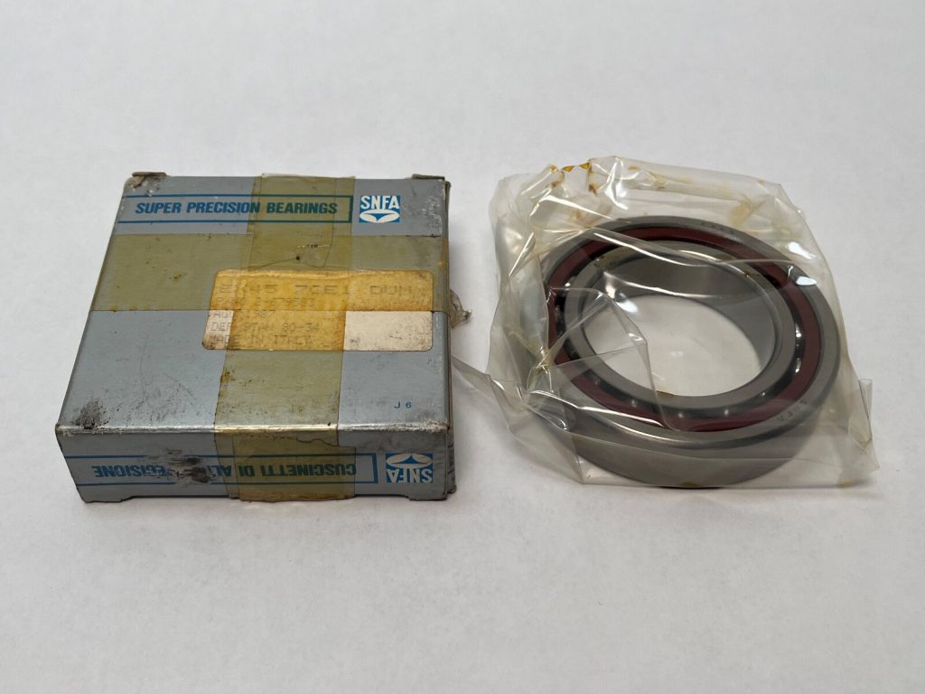 Angular Contact Ball Bearing — 45 mm ID, 75 mm OD, 16 mm Width, 15° Contact Angle, ABEC 7, Medium Preload