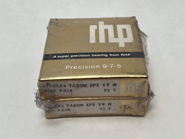 RHP 7205ATDUMP5 angular contact ball bearing pair – image 1