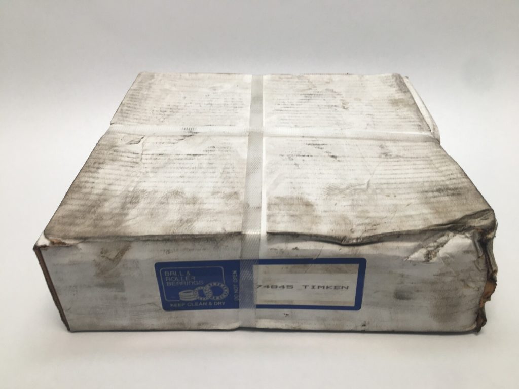 Timken 74845 tapered roller bearing cup in original wrapped box labeled 74845 Timken