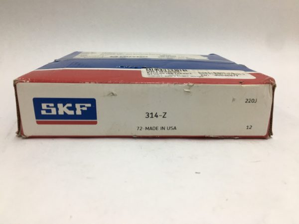 SKF 314-Z deep groove ball bearing box, labeled made in USA