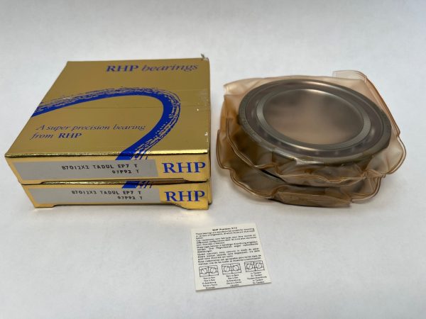 RHP 7012CTDULP4 angular contact bearing duplex pair – image 1