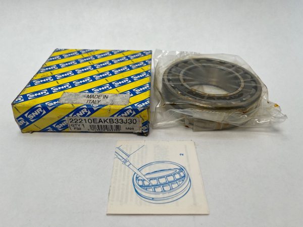 SNR 22210EAKB33J30 spherical roller bearing – image 1